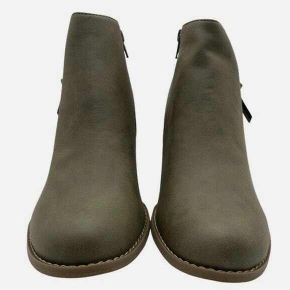 Report Shoes Bootie Ankle Zip Chic Wedge Size 9 NEW - Picture 4 of 8